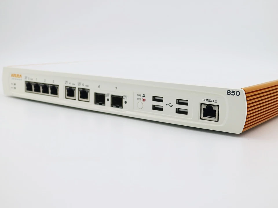 HPE Aruba 650 Wireless Controller PoE+, Unrestricted, License: 16(AP/PEFNG/RFP) - Image 3 of 4