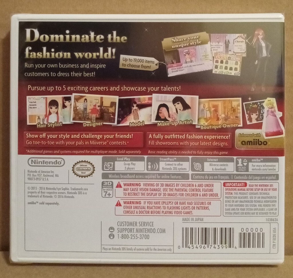 Style Savvy: Fashion Forward (Nintendo 3DS, 2016) for sale online | eBay