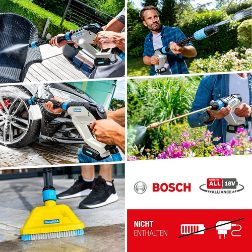 Gloria MultiJet 18V Akku Sprühsystem Mitteldruckreiniger 24.9 Bar 4in1 Düse - Bild 2 von 12