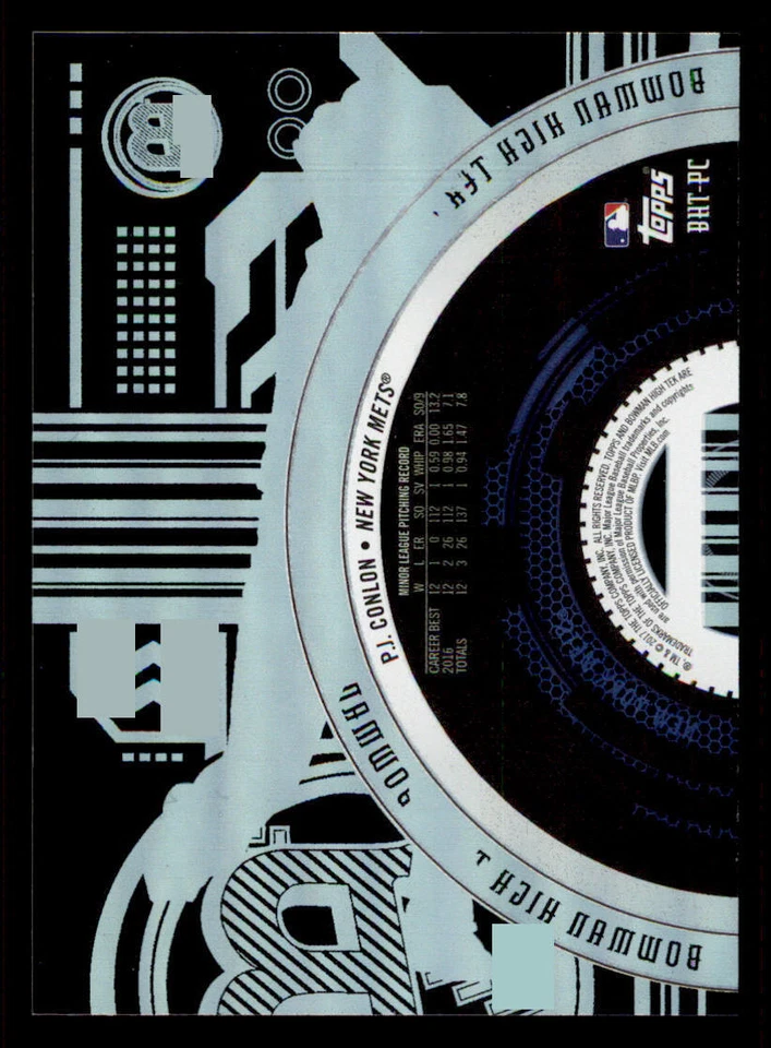 2017 Bowman High Tek #BHTPC P.J. Conlon - Image 2 of 2