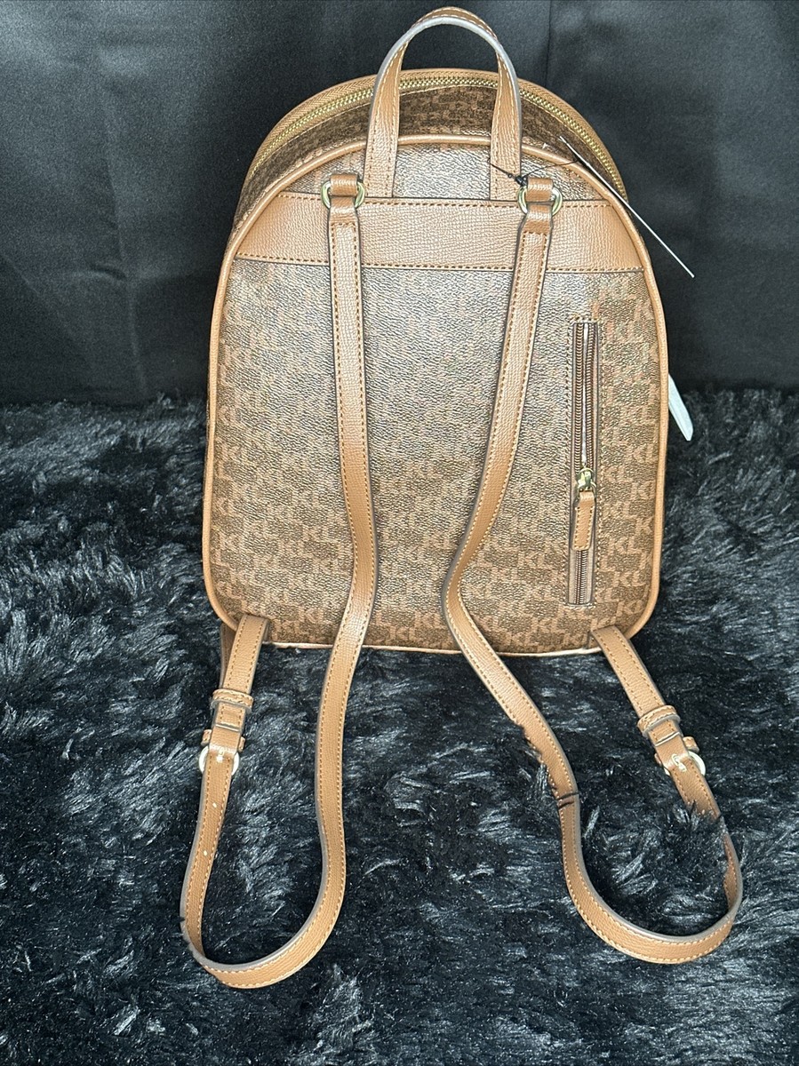 NWT Karl Lagerfeld Paris Brown Logo BACKPACK MEDIUM SZ NEW  display picture 1