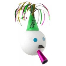 2000 NEW YEAR'S MILLENIUM, Jack in the Box Antenna Ball Topper, NEW SEALED