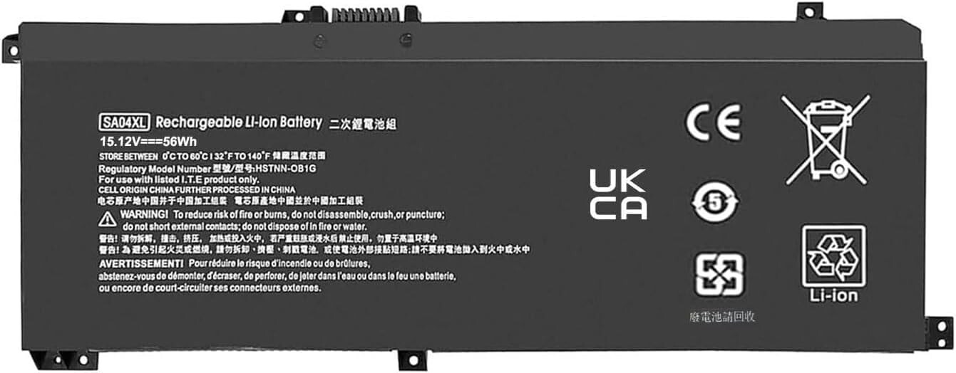 Batterie SA04XL HSTNN-OB1F pour PC HP Envy X360 15-DR0010TX HSTNN-OB1G - 2