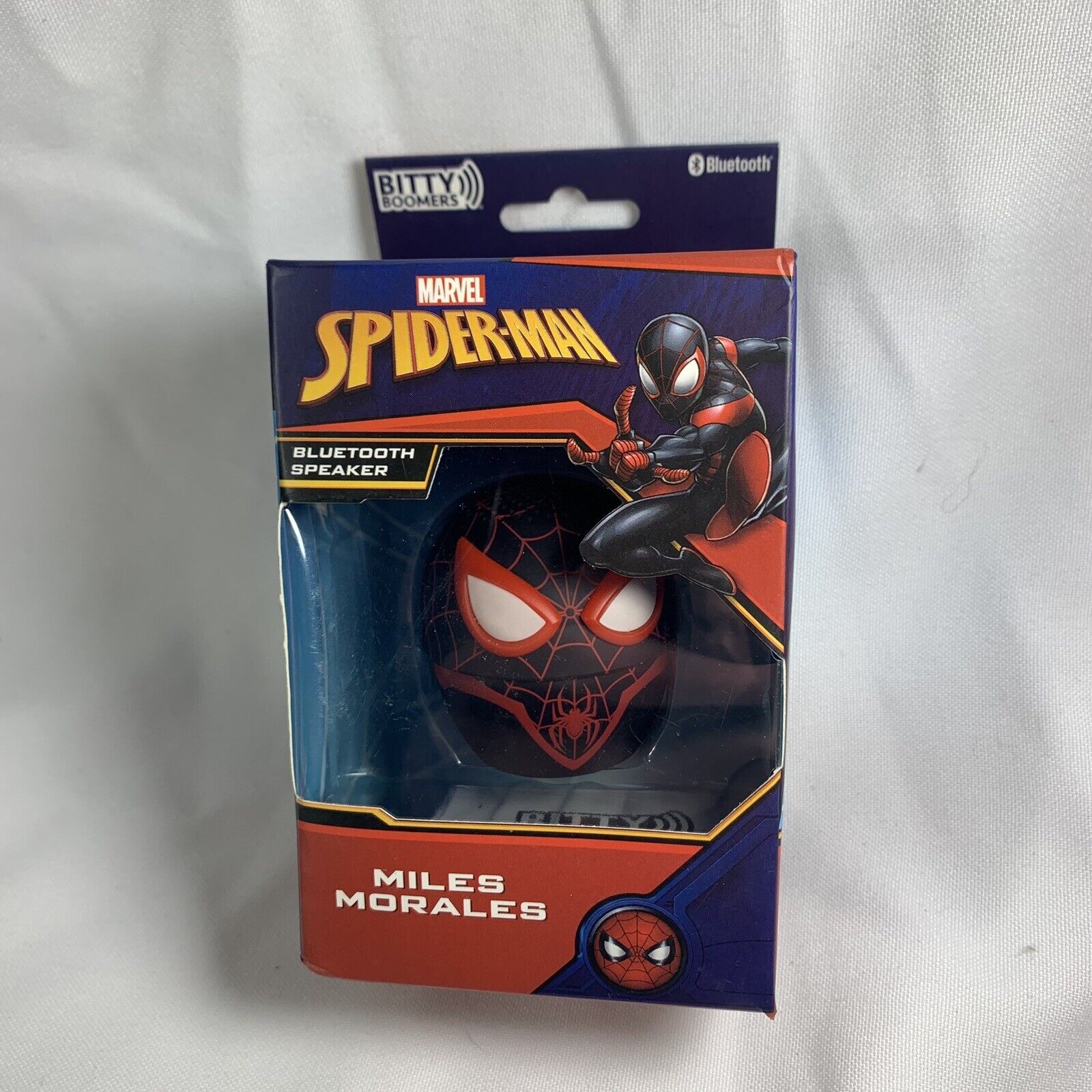 Bitty Boomers Spiderman Miles Morales Bluetooth Speaker Keychain