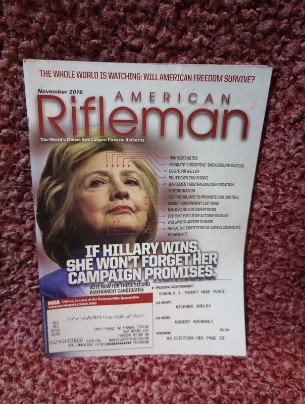 AMERICAN RIFLEMAN MAGAZINE COPY NOVEMBER 2016