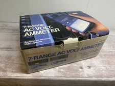 Micronta AC V-A Clamp Meter 22-161 Leads Box (Excellent Condition) In Box Manual