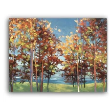 Kaleidoscope Framed Canvas Stretched Ready to Hang 50x40 Home decor Gift.