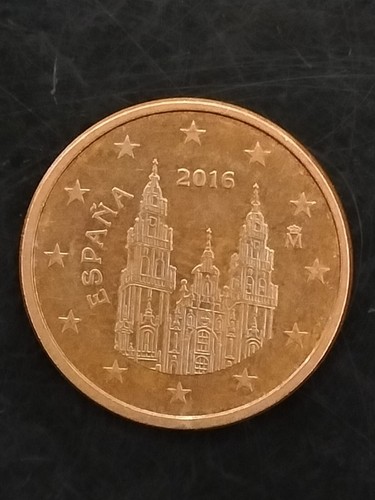 E21 Moneda con ERROR, 5 céntimos de euro, 2016, España KM 1146 5 euro cent - Picture 11 of 12