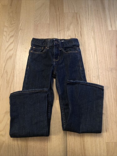 OshKosh Bgosh Girls Boot Cut Jeans Blue Denim Pant Original Size 7 Slim - Picture 2 of 11
