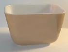 Vintage Pyrex LIGHT TAN Refrigerator #501 Glass 1-1/2 Cup Dish