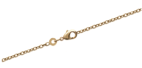 NKlaus Catena A Maglia Barbazzale Oro Giallo 18K - Larghezza 1,40 Mm, Lunghezza 60 Cm, Unisex
