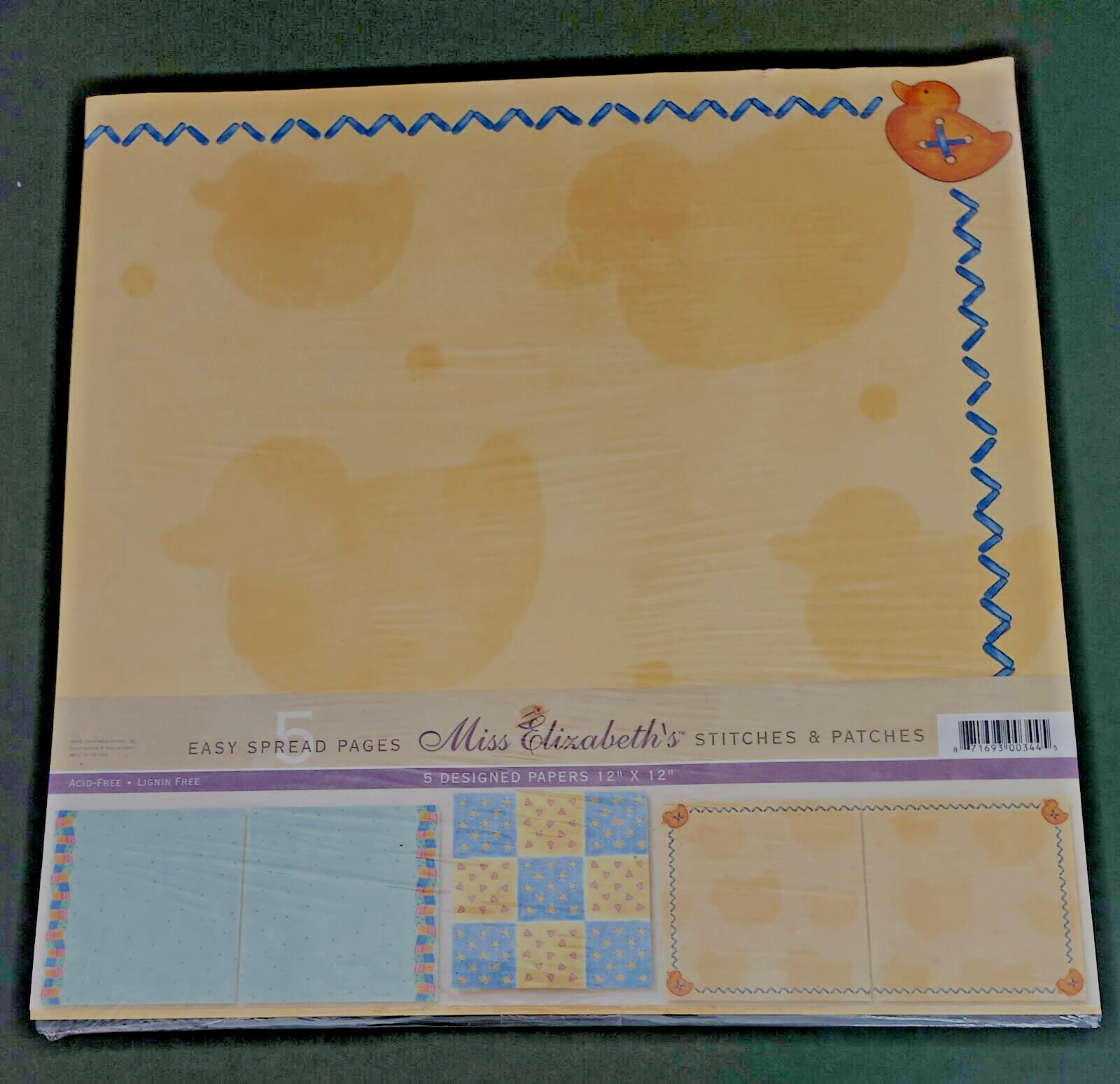FREE Miss Elizabeth's 5 Scrapbook Scrapbooking Mommy's Helper  12 x 12 NIP  New