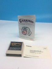 Atari 2600 Carnival With Instructions Manual