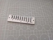 Handmade Pure Ti 10-Hole Blues Harmonica Comb for Seydel 1847 Series N/C/S/DB