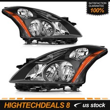 Headlights Assembly For Nissan For Altima 2010-2012 Halogen Clear Lens Pair