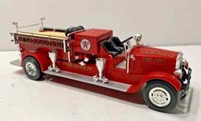 ERTL 1929 MACK PUMPER PORT ARTHUR TEXACO DIECAST  FIRE TRUCK BANK - CHROME, NEW