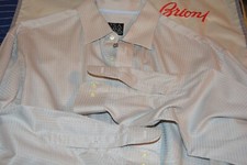  145 Jos A Bank Signature Tan Ecru Check Dress Shirt XL