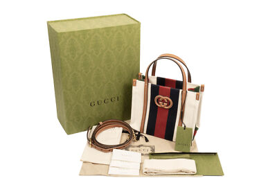 Gucci Interlocking G Mini Tote Bag 727735 Hand Shoulder