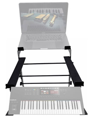 Rockville Laptop+Controller Stand for Native Instruments Komplete Kontrol S49