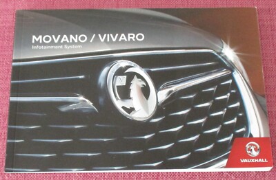 VAUXHALL MOVANO & VIVARO INFOTAINMENT NAVI RADIO CD HANDBUCH - BEDIENUNGSANLEITUNG.