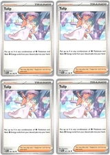 Pokemon - 4x Tulip 181/182 - Paradox Rift - NM/M