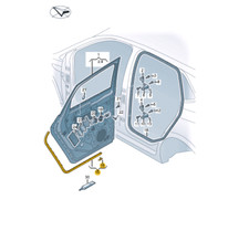 Volkswagen Polo AW Türdichtung hinten rechts 2G6839700D NEU ORIGINAL