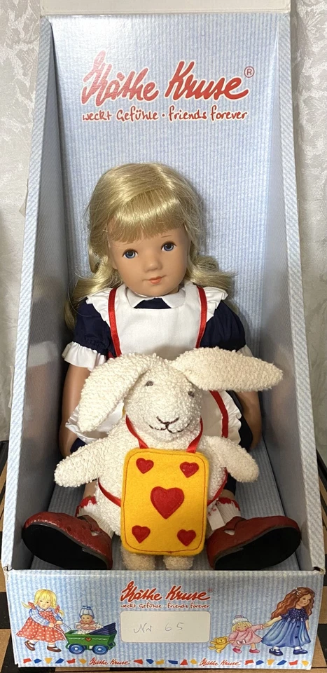 Kathe Kruse Alicia en el País de las Maravillas Molde Elea 16" LE Peluche de Conejo y Caja Original Nuevo en Caja Foto 3 de 4