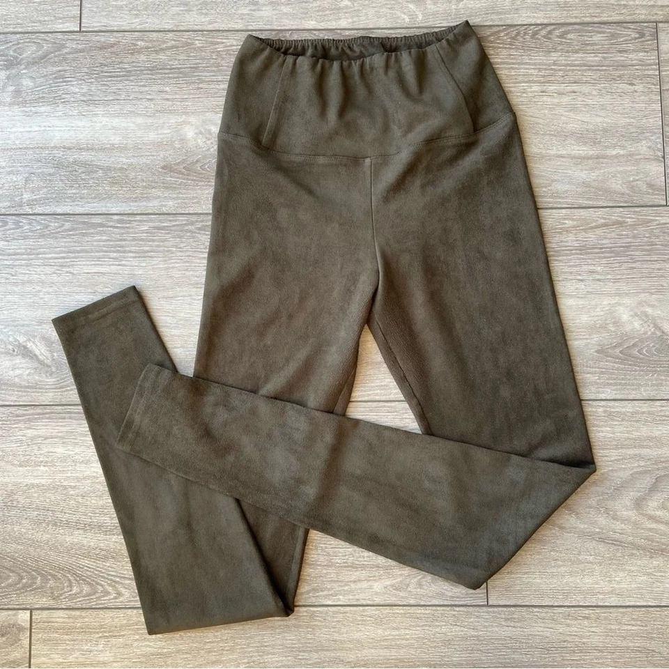 Legging Aritzia Wilfred Free Gamuza Daria Imitación Gamuza Talla S Foto 3 de 4