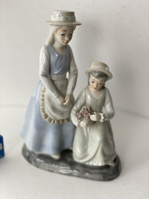 Figur aus Porzellan My Two Girls Vintage Made in Korea