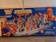 1991 Remco WWF WWE SUPERSTARS SHOOT OUT HOCKEY 6 ACTION FIGURES SHIPS FREE