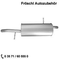 FüR Citroen C2 C3 Pluriel Peugeot 1007 Auspuff Endtopf Abgasanlage A*