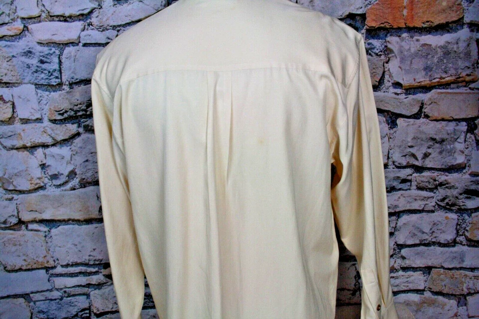 CYPRESS COVE Luxurious Men Shirt Silk Cotton Dual Chest Pocket Button Down L - Image 4 of 4