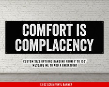 Motivational Gym Banner - Inspirational Quote Wall Art