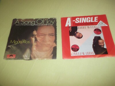 2 Single 6 '' Bobby McFerrin Dont Warry +  Song of Joy  Miguel Rios