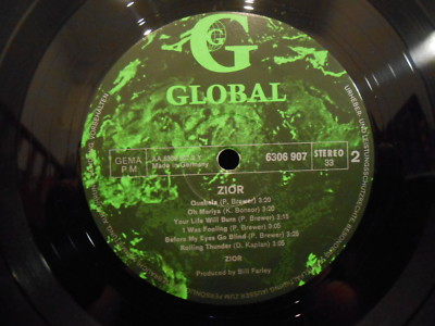 ZIOR - S/T - DE - 1st PRESS - GLOBAL - MINT PLAY