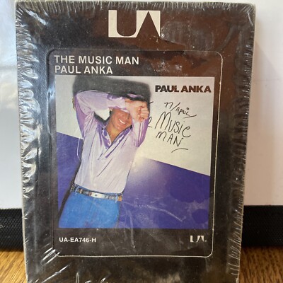 Paul Anka 8-Track Tape! The Music Man Factory Sealed Copy, New Sealed