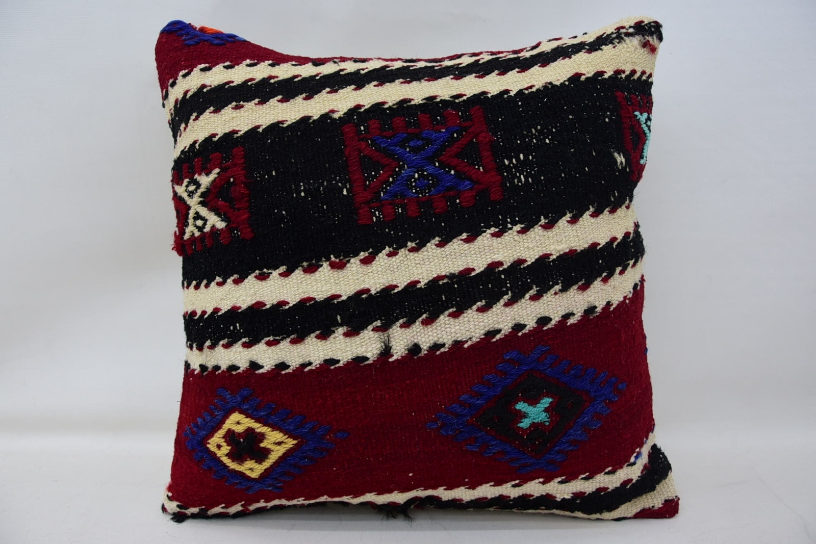 Fundas de almohada rojas de 18