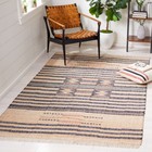 SAFAVIEH Kilim KLM709A Handwoven Natural / Black Rug