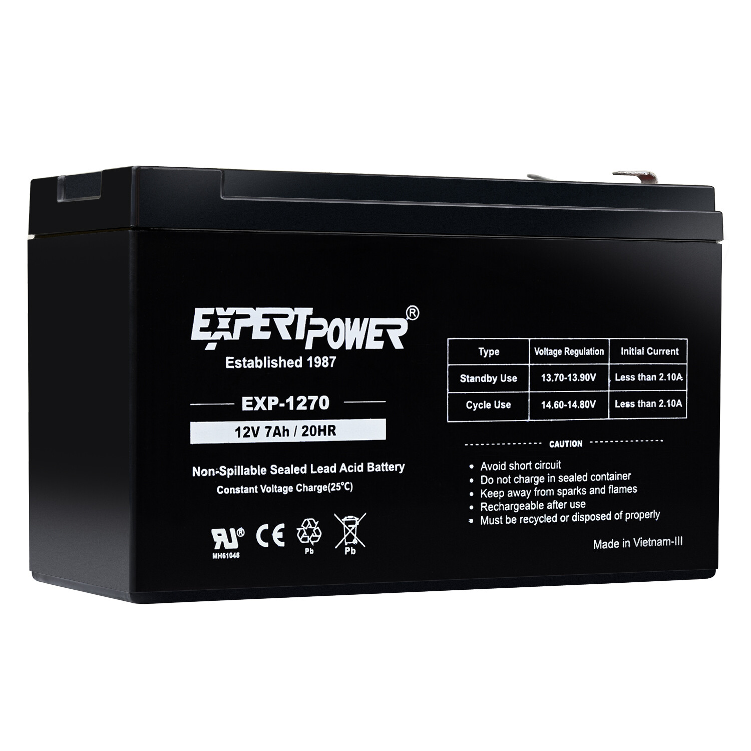 SLA Battery Replacement Mighty Max Battery 12V 12AH SLA Battery - 3 Pack Replacement For KEYKO KT-12120 Sealed Lead Acid