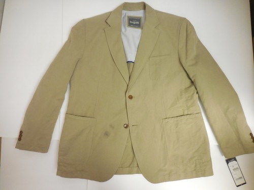 Bugatti Chaqueta blazer para hombre primavera tan largo tamaño nos 38-42  L/UE 98-106 | eBay