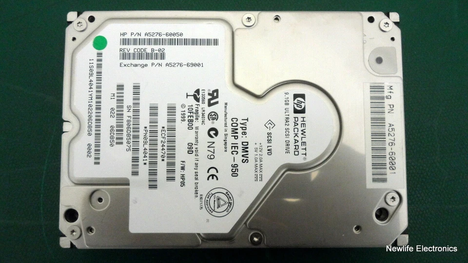 HP ECF24470 9GB 10,000 RPM 3.5 in. Ultra2 SCSI HDD - Image 2 of 4