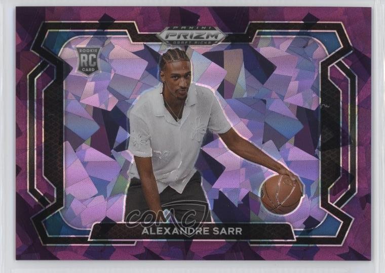 2024 Panini Prizm Draft Picks Purple Ice Variations /149 Alexandre Sarr #52 1p1x