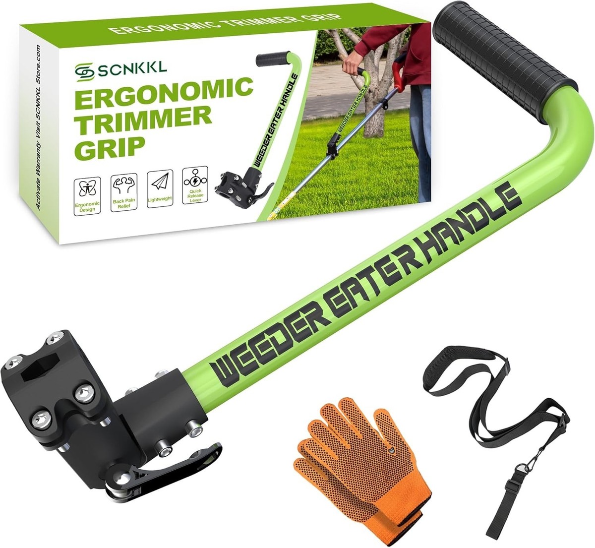 The Darwin's Grip Weed Eater Extension Handle Monkey Grip for