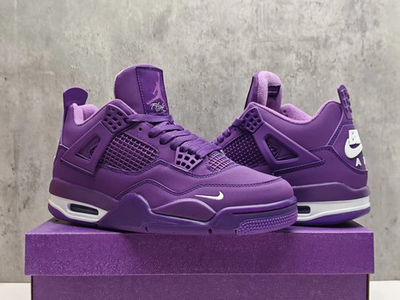 #ad #ad Nigel Sylvester x Jordan 4 Brick by Brick #x27;Purple Rain#x27; Men#x27;s Size US 7 12 $149.86
