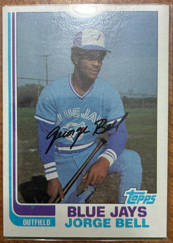 1982 Topps Jorge Bell Rookie Card