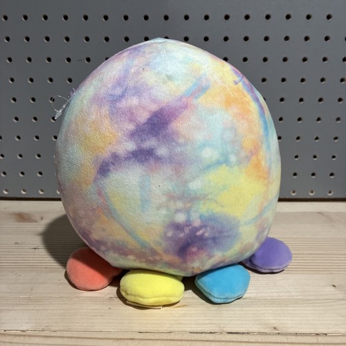 Squishmallows Pedi The Octopus 8" Peluche Arco Iris Tie-Dye Nuevo sin Etiquetas - Imagen 4 de 6