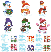 18 StüCk Weihnachten Bastelsets FüR Kinder, Diy-Aufkleber Und Schneemann Basteln