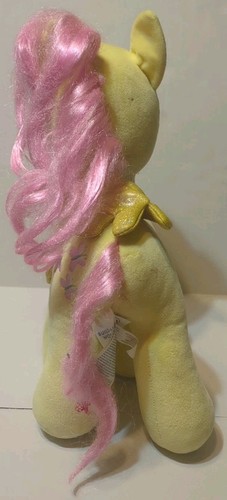 Costruisci un Orso My Little Pony Fluttershy 16” Peluche Imbottito Giallo con Capelli Rosa - Foto 3 di 5
