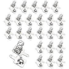 24Pcs Battery Spring Contact 9.5 x 9mm Positive Negative Unipolar, One Way