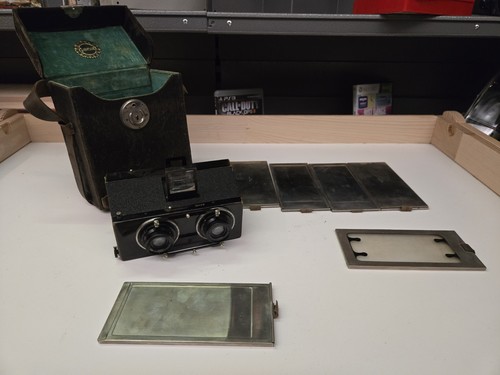 Spido Gaumont Stereo Model D 6X13 1920s Camera Antique - Bild 2 von 19